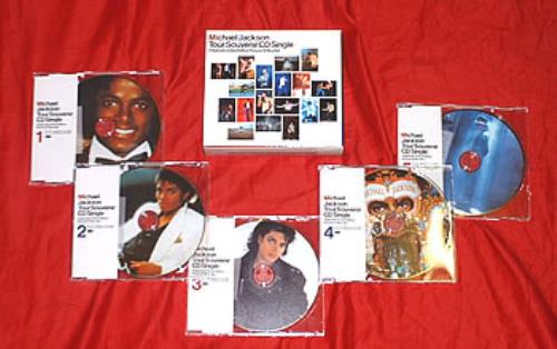 Michael Jackson Tour Souvenir CD Single Japanese Promo box set